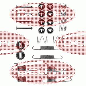 LY1196 Delphi kit de montagem das sapatas traseiras de tambor