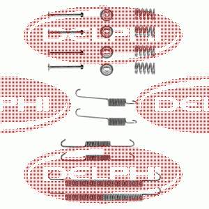 LY1232 Delphi монтажный комплект задних барабанных колодок