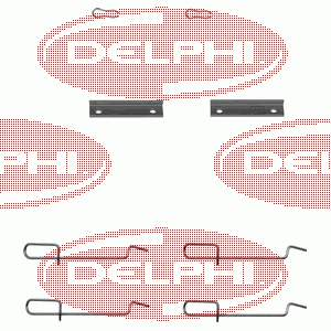 LX0142 Delphi kit de reparação das sapatas do freio