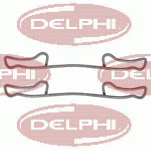 LX0294 Delphi комплект пружинок крепления дисковых колодок задних