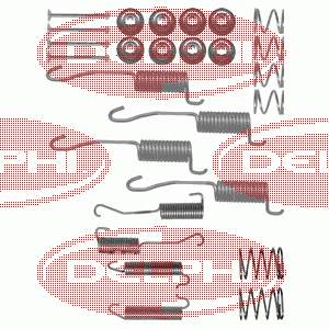 LY1260 Delphi kit de montagem das sapatas traseiras de tambor