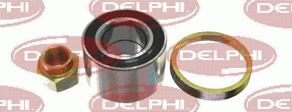 BK209 Delphi rolamento de cubo dianteiro