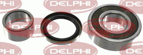 BK199 Delphi rolamento de cubo traseiro