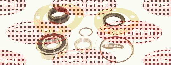 BK359 Delphi rolamento de cubo traseiro