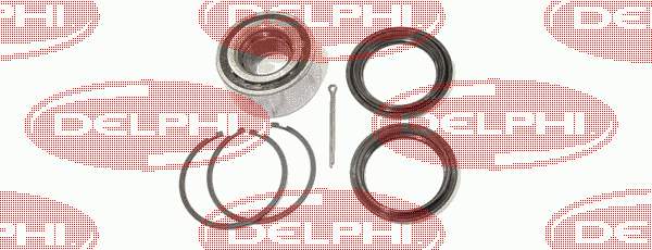 BK713 Delphi rolamento de cubo dianteiro