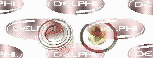 BK731 Delphi rolamento de cubo dianteiro