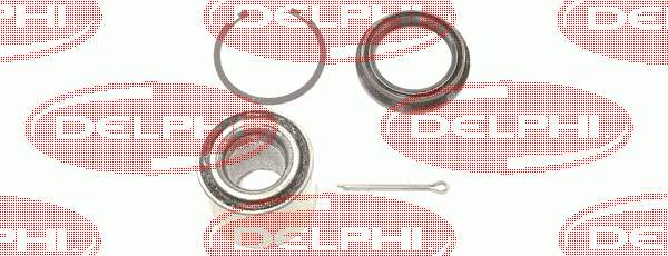 BK483 Delphi rolamento de cubo traseiro