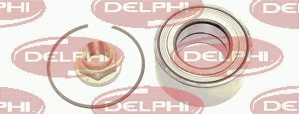 BK1274 Delphi rolamento de cubo dianteiro/traseiro