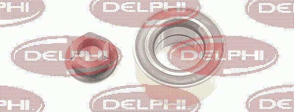 BK1289 Delphi rolamento de cubo dianteiro