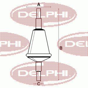 Топливный фильтр FF0015 Delphi