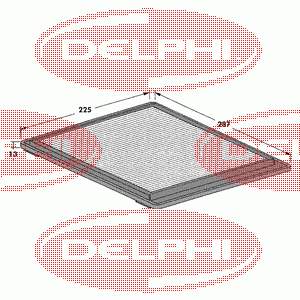 TSP0325001 Delphi filtro de salão