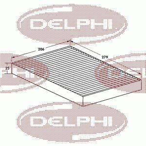 TSP0325004 Delphi filtro de salão