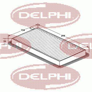 TSP0325005 Delphi filtro de salão