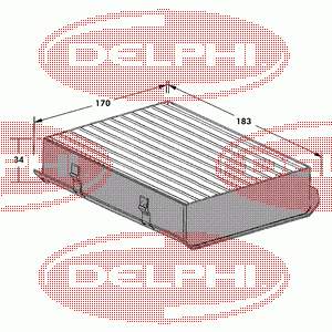 TSP0325022 Delphi filtro de salão