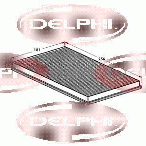 TSP0325025 Delphi фильтр салона