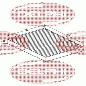 TSP0325031 Delphi filtro de salão