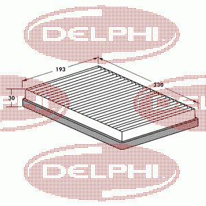 TSP0325032 Delphi filtro de salão
