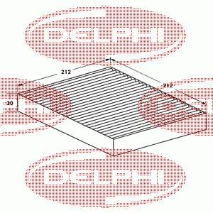 TSP0325033 Delphi filtro de salão