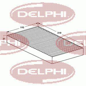 TSP0325039 Delphi filtro de salão