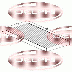 TSP0325042 Delphi filtro de salão