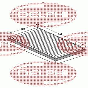 TSP0325044 Delphi filtro de salão