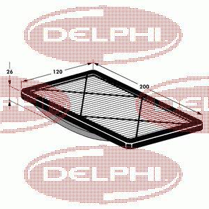 Фильтр салона TSP0325050 Delphi