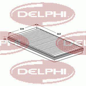 TSP0325051 Delphi filtro de salão