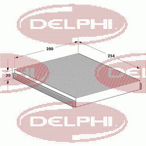 TSP0325085 Delphi filtro de salão