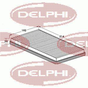 TSP0325106 Delphi фильтр салона