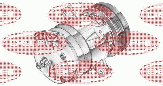 TSP0155009 Delphi compressor de aparelho de ar condicionado