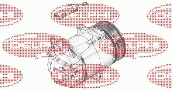 TSP0155056 Delphi компрессор кондиционера
