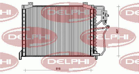 Радиатор кондиционера 7701035441 Renault (RVI)