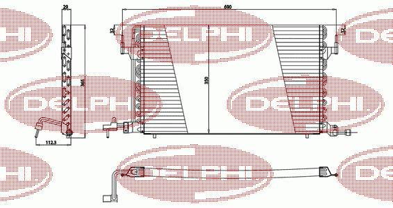 TSP0225176 Delphi Конденсатор