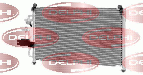 TSP0225253 Delphi radiador de aparelho de ar condicionado