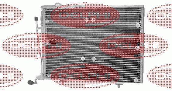 TSP0225328 Delphi radiador de aparelho de ar condicionado