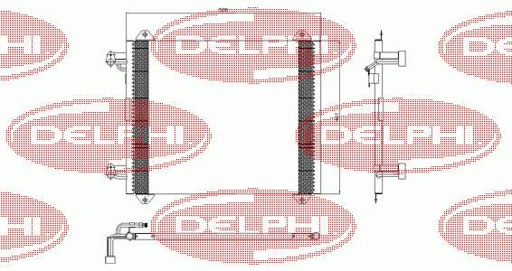 8Z0260403F VAG radiador de aparelho de ar condicionado