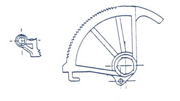 Ремкомплект сектора привода сцепления 5F200 Metzger