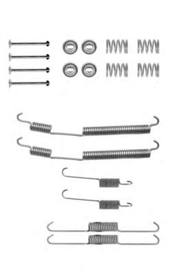 Kit de reparação das sapatas do freio BBK6146 Borg&beck
