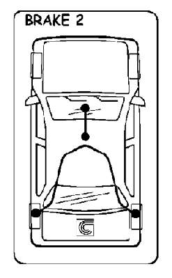 Cabo traseiro direito/esquerdo do freio de estacionamento 60801449 Fiat/Alfa/Lancia