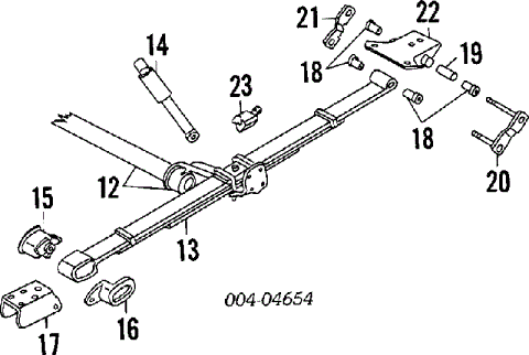 4853169355 Toyota задний амортизатор