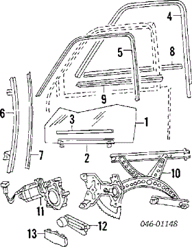 Механизм стеклоподъемника пассат б6