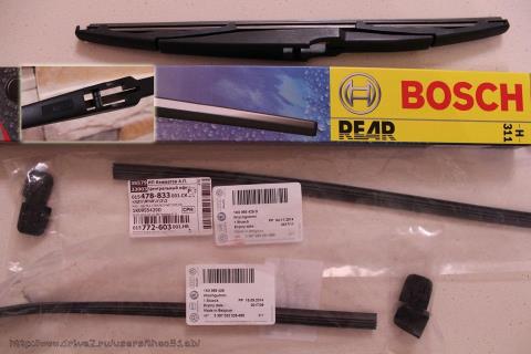 1K0955429D VAG резинка щетки стеклоочистителя водительская (Bosch 700 мм)