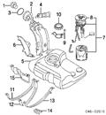 Sensor do nível de combustível no tanque V10091231 Vemo