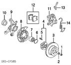 Cubo traseiro H52031BTA BTA