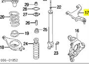 Braço oscilante superior direito de suspensão traseira 55501CG000 Nissan/Infiniti