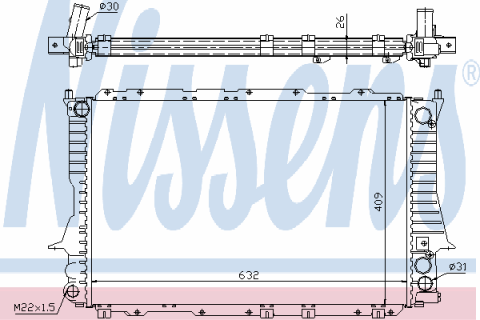 Радиатор 64684 nissens