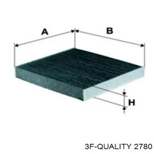 Крестовина заднего кардана 2780 3F Quality