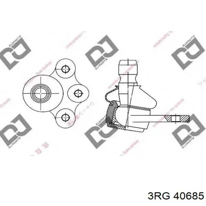 Подушка двигателя 3RG 40685 цена, от 70.37 USD