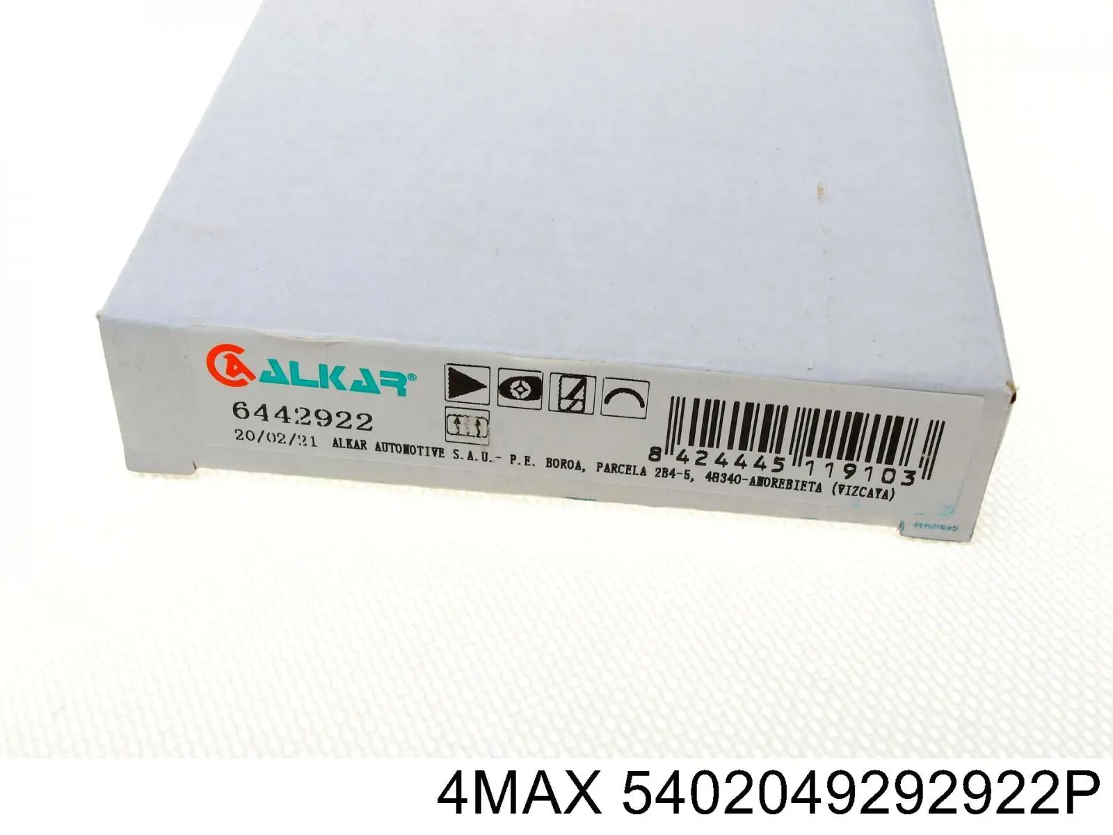 Правое боковое зеркало 4max 5402049292922P