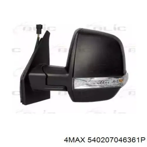Левое боковое зеркало 735497890 Fiat/Alfa/Lancia